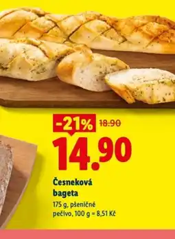Lidl Česneková bageta nabídka