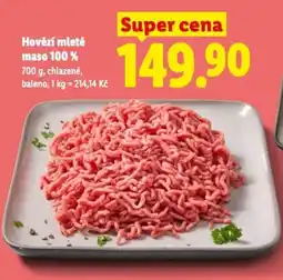 Lidl Hovězí mleté maso 100% nabídka