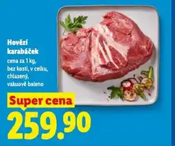 Lidl Hovězí karabáček nabídka