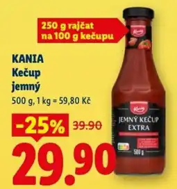 Lidl KANIA Kečup jemný nabídka
