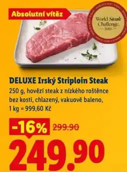 Lidl DELUXE Irský Striploin Steak nabídka