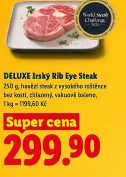 Lidl DELUXE Irský Rib Eye Steak nabídka