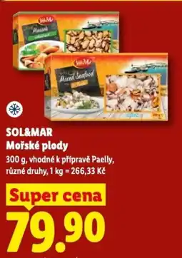 Lidl SOL&MAR Mořské plody nabídka