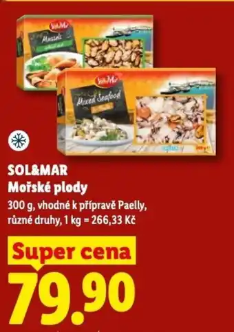 Lidl SOL&MAR Mořské plody nabídka