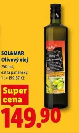 Lidl SOL&MAR Olivový olej nabídka