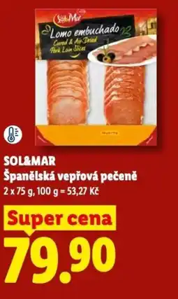 Lidl SOL&MAR Španělská vepřová pečeně nabídka