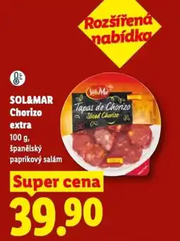Lidl SOL&MAR Chorizo extra nabídka