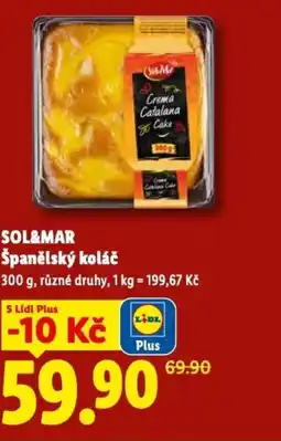 Lidl SOL&MAR Španělský koláč nabídka