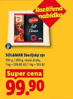 Lidl SOL&MAR Iberijský sýr nabídka