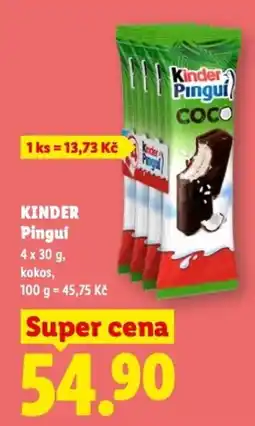 Lidl KINDER Pingui nabídka