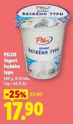 Lidl PILOS Jogurt řeckého typu nabídka