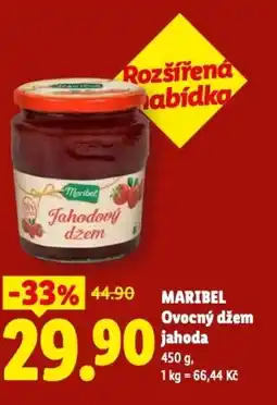 Lidl MARIBEL Ovocný džem jahoda nabídka