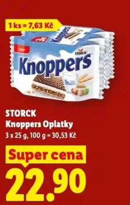 Lidl STORCK Knoppers Oplatky nabídka