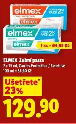 Lidl ELMEX Zubní pasta nabídka