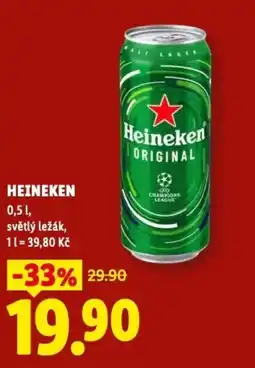 Lidl HEINEKEN nabídka