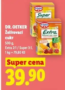 Lidl DR. OETKER Želírovací cukr nabídka