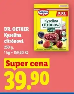 Lidl DR. OETKER Kyselina citrónová nabídka
