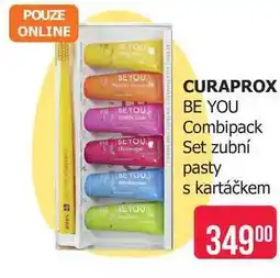 Teta CURAPROX BE YOU Combipack Set zubní pasty s kartáčkem nabídka