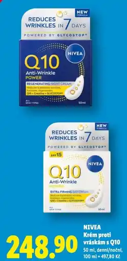 Lidl NIVEA Krém proti vráskám s Q10 nabídka