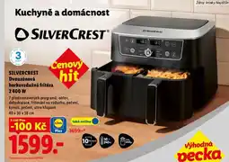 Lidl SILVERCREST Dvouzónová horkovzdušná fritéza 2600 W nabídka
