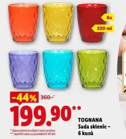 Lidl TOGNANA Sada sklenic nabídka