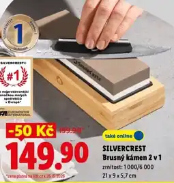 Lidl SILVERCREST Brusný kámen 2 v1 nabídka