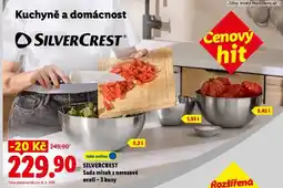 Lidl SILVERCREST Sada misek z nerezové oceli - 3 kusy nabídka