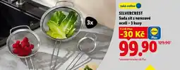 Lidl SILVERCREST Sada sít z nerezové oceli - 3 kusy nabídka