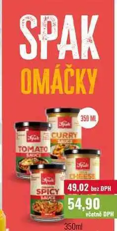 Ratio SPAK OMÁČKY, 350 nabídka