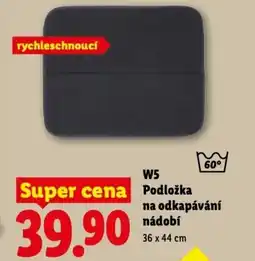 Lidl W5 Podložka na odkapávání nádobí nabídka