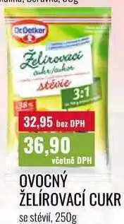 Ratio OVOCNÝ ŽELÍROVACÍ CUKR se stévií nabídka