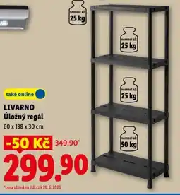 Lidl LIVARNO Úložný regál nabídka