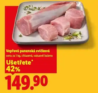Lidl Vepřová panenská svíčková nabídka