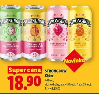 Lidl STRONGBOW Cider nabídka