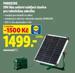 Lidl PARKSIDE 20V Aku solární nabíjecí stanice pro robotickou sekačku nabídka