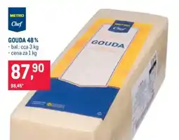 Makro Gouda 48% nabídka