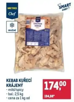 Makro Kebab kuřecí krájený nabídka