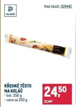 Makro Křehké těsto na koláč nabídka