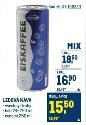 Makro Ledová káva nabídka