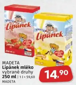 Coop MADETA Lipánek mléko nabídka