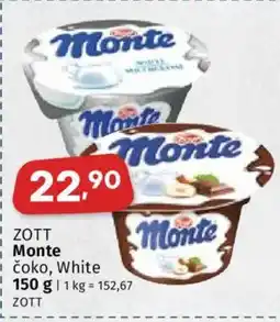 Coop ZOTT Monte čoko, White nabídka