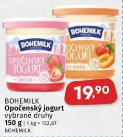 Coop BOHEMILK Opočenský jogurt nabídka