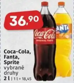 Coop Coca-Cola, Fanta, Sprite nabídka