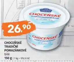 Konzum Choceňské tradiční pomazánkové nabídka