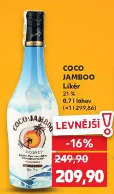 Kaufland COCO JAMBOO Likér nabídka