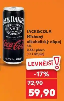 Kaufland Jack & cola nabídka