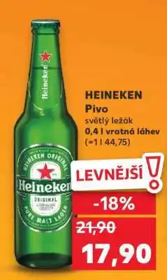 Kaufland Heineken Pivo nabídka