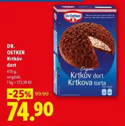 Lidl Dr. Oetker Krtekův dort nabídka