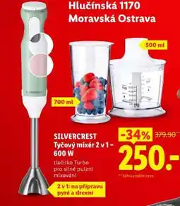 Lidl SilverCrest TYČOVÝ MIXÉR 2 v 1, 600 W nabídka