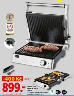 Lidl SILVERCREST Kontaktní gril 3 v 1 nabídka